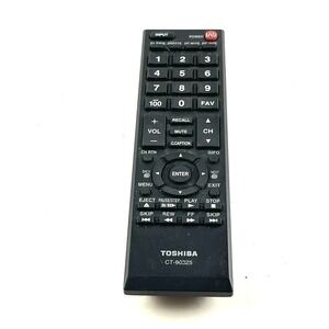 Toshiba CT-90325 Remote Control Black Wireless Handheld for Toshiba TV 19C100U